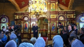 Наведванне храма Свяціцеля Мікалая Цудатворца ў аграгарадку Еўдакімавічы Шклоўскага раёна