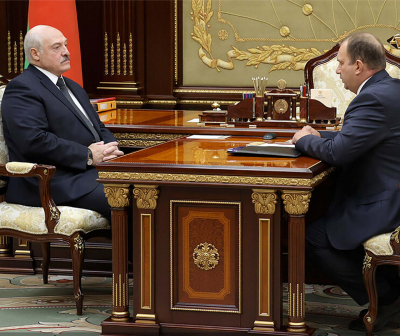 Доклад председателя Белорусского государственного концерна по нефти и химии ("Белнефтехим") Андрея Рыбакова