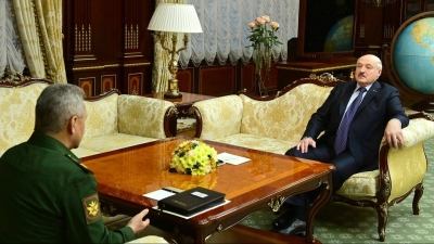 Сустрэча з Міністрам абароны Расіі Сяргеем Шайгу