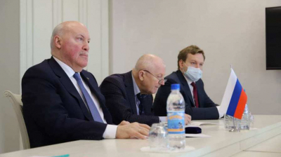 Государственный Секретарь Союзного государства Дмитрий Мезенцев встретился с Министром промышленности Беларуси Петром Пархомчиком